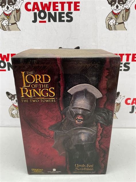 Uruk Hai Swordsman Polystone Bust LOTR Lord Of The Rings Sideshow