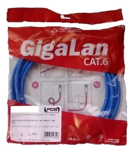 Patch Cord Furukawa Cat Azul Gigalan M Caixa Un Mercadolivre