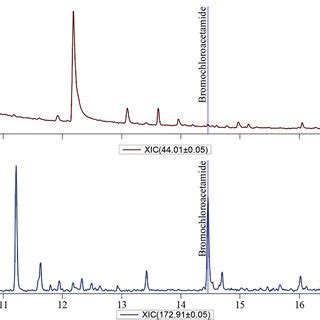 Bt Gc Tof Ms Extracted Ion Chromatograms Comparison Between A Low