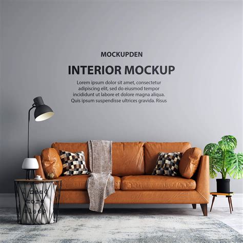 Free Interior Mockup PSD Template Mockup Den