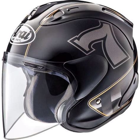 Jual Helm Arai Sz Ram Cafe Racer Half Face Black Shopee Indonesia