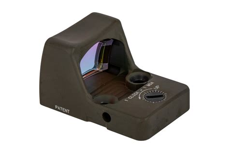 Trijicon RMR Type 2 LED Reflex Sight 3 25 MOA OD Green RM01 C 700623