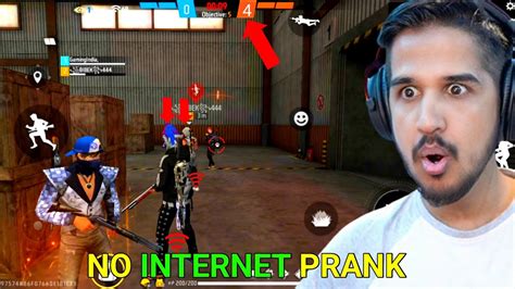 Funny No Internet Prank In Lone Wolf 🤣🤣 Garena Free Fire Gaming