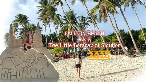 Siquijor S Mini Boracay Paliton Beach White Sand Beach In