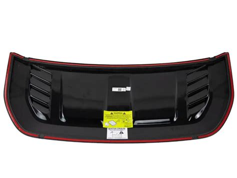 2021 2022 Ford Bronco Retro Style Hood Scoop Satin Black Fo34e01