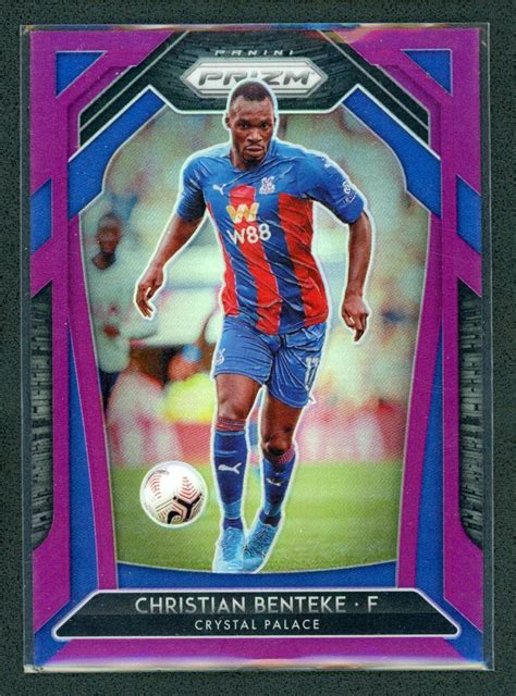 Christian Benteke Panini Prizm Premier League Purple Blue