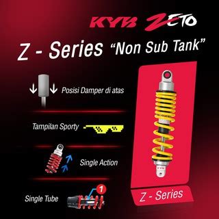 Jual Shock Absorber KAYABA ZETO KYOS ZT1040 Mio Vario Beat Scoopy