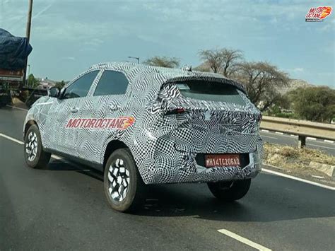 Tata Nexon Facelift Spotted Again More Details Motoroctane