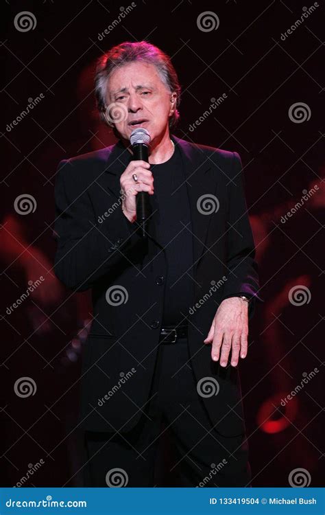 Frankie Valli Performs in Concert Editorial Stock Image - Image of ...