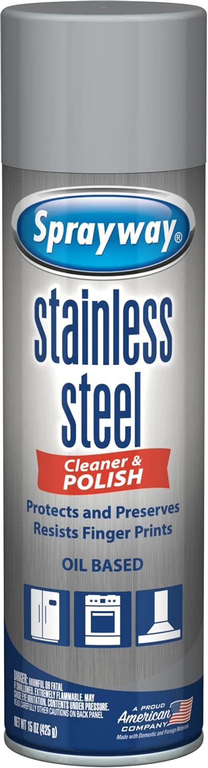 Amazon Sprayway Sw Stainless Steel Cleaner And Polish Protects