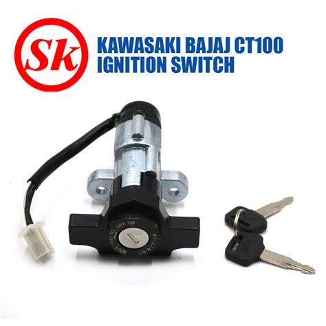 SK Ignition Switch With Keys For Kawasaki Bajaj CT100 LatestGadget