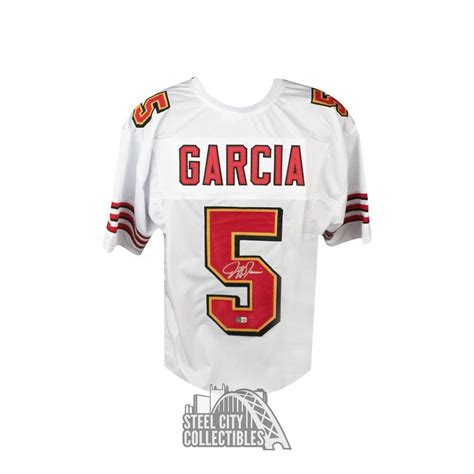 Jeff Garcia Autographed San Francisco White Custom Football Jersey ...