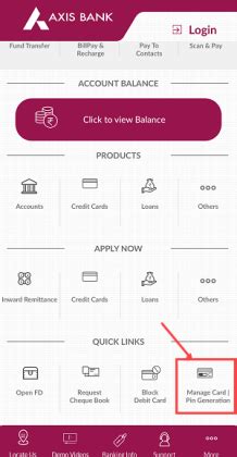 Check Axis Bank Debit Card Number Cvv Expiry Date Online