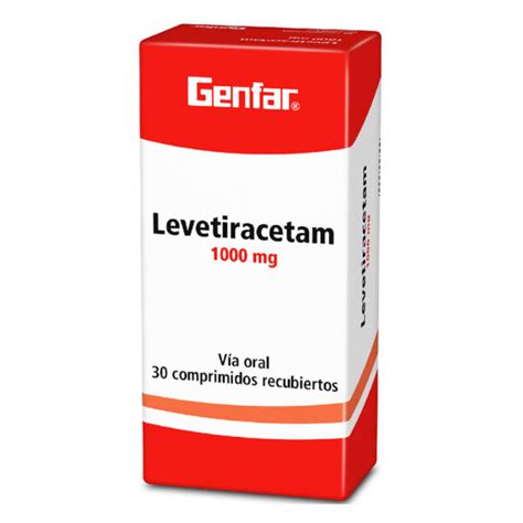 Levetiracetam 1000 Mg 30 Tabletas Gf Farmaprime