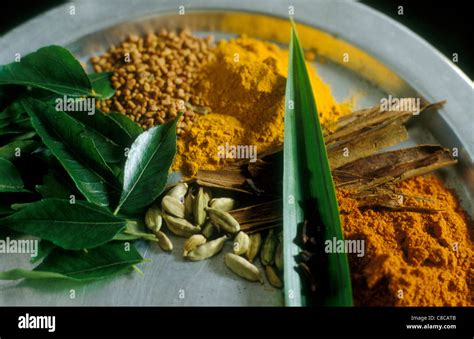 Ingredients for curry Stock Photo - Alamy