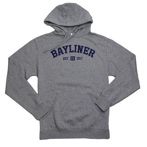 1957 Lightweight Hoodie Gunmetal Heather Clearance Bayliner Apparel