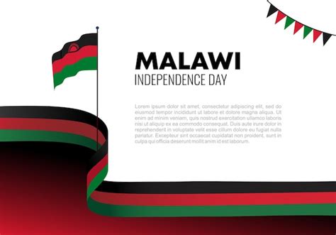 Premium Vector Malawi Independence Day Background National