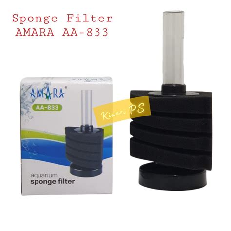 Jual Amara Aa Sponge Filter Biofoam Aquarium Ikan Bio Foam Kecil