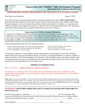 Fillable Online Opt Out Form English Docx Fax Email Print PdfFiller