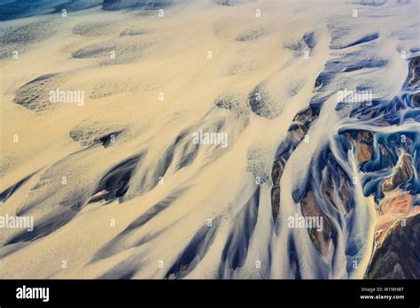 Aerial view of thjorsa river hi-res stock photography and images - Alamy