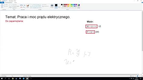 Internetowe Lekcje Fizyki Praca i moc prądu elektrycznego Hmg 28