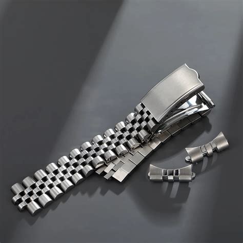 Mm Mm Stainless Steel Jubilee Watch Strap Band Bracelet Compatible