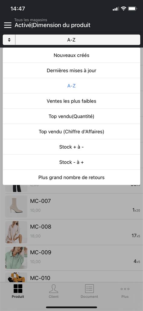 Gérer son stock de grossiste avec MCAPP MicroStore