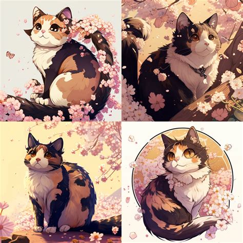 Prompt Tortoiseshell cat happy anime very detailed | Download Script for AI | Prompti.ai