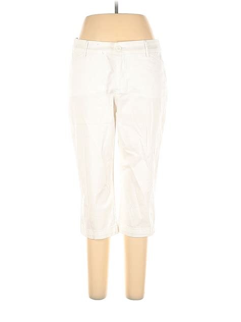 St John S Bay Solid White Ivory Khakis Size 12 70 Off ThredUp