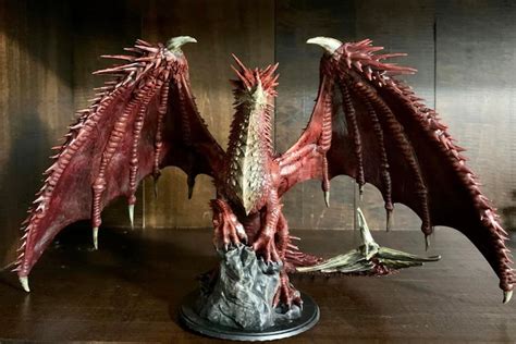 Elder Red Dragon Miniature Ancient Red Dragon Dnd and Pathfinder or RPG ...