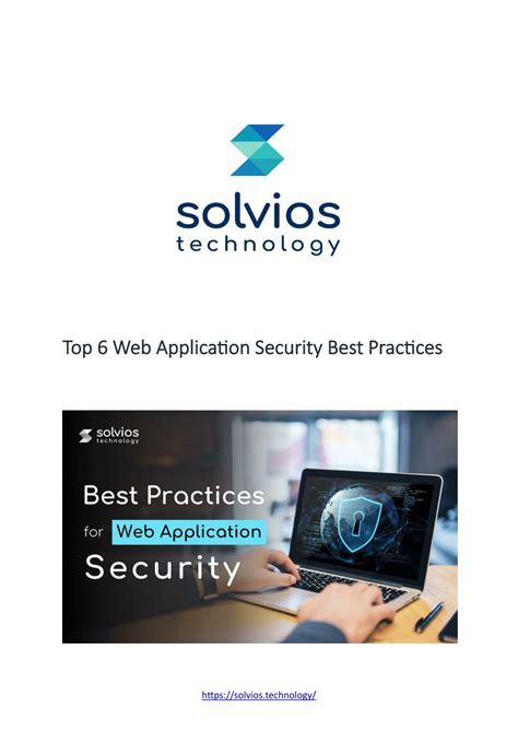 PPT Top 6 Web Application Security Best Practices PowerPoint