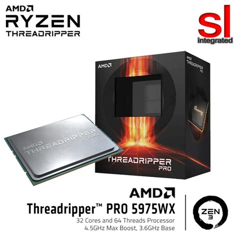 Amd Ryzen Threadripper Pro Wx Cores Threads Desktop Processor