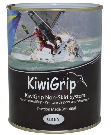 Kiwigrip Grey 1l Marine Trade Supplies