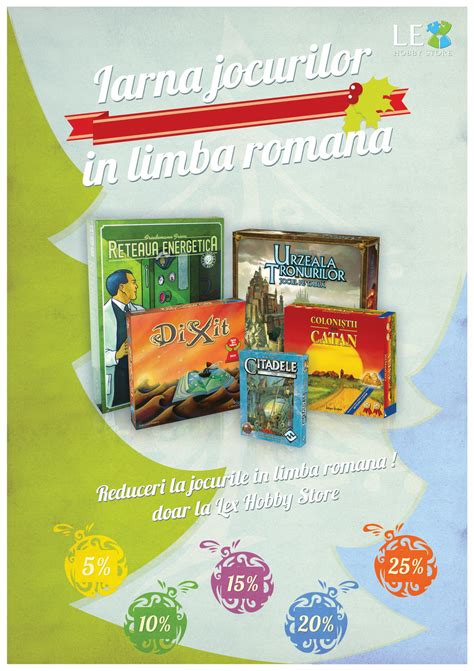 La Lex Hobby Store Este Iarna Jocurilor In Limba Romana” Board Games