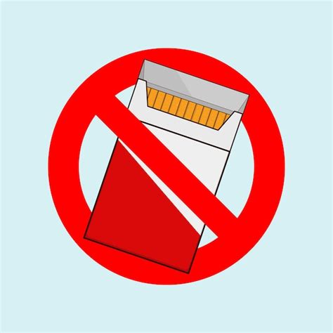 Icono de la caja de cigarrillos icono del vector de la ilustración del