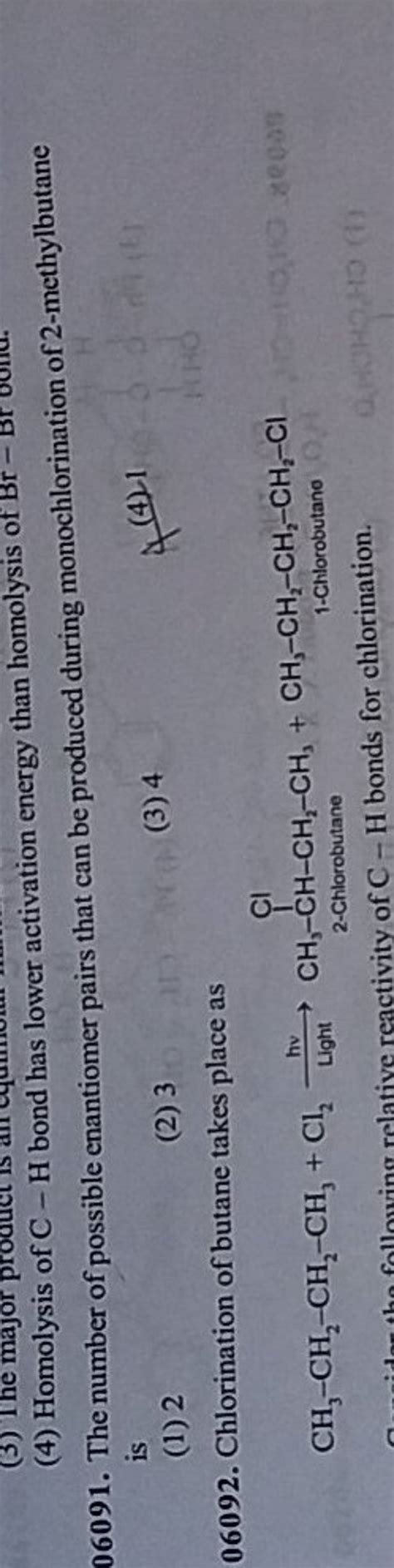 4 Homolysis Of C−h Bond Has Lower Activation Energy Than Homolysis Of B