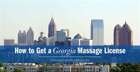 How To Get A Georgia Massage License Massage Exam Academy