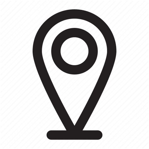 Gps Location Map Pin Placeholder Ui Icon