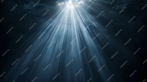 Premium Photo Sun Rays And Light Shining Through Surface Of Ocean