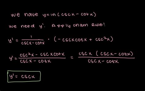 Solveddifferentiate Yx Log Frac 2 X