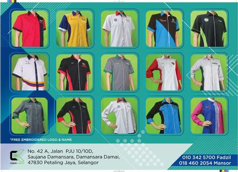 Uniforms Uniform Jersey Custom Kedai Tempahan Baju