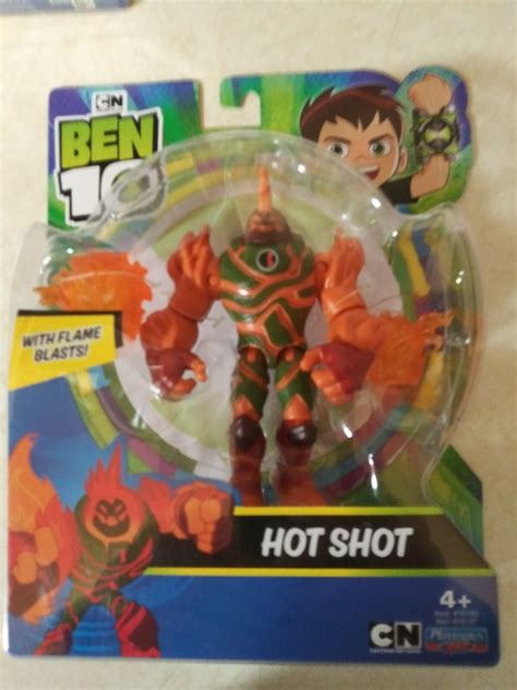 2019 Ben 10 Hot Shot With Heat Blasts Action Figure Kevin 11 Alien