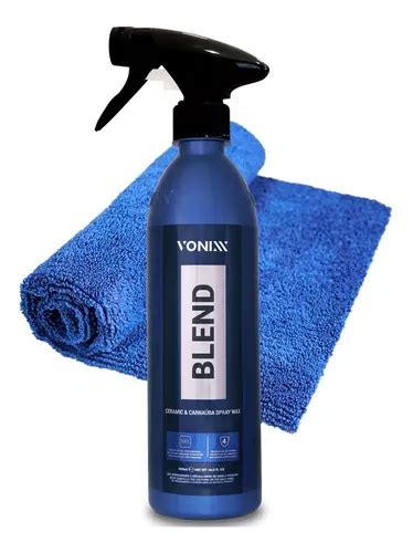 Blend Spray Cera Automotiva Líquida Vonixx 500ml Toalha MercadoLivre