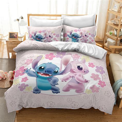 Parure De Lit Disney Lilo Et Stitch B B Adorable Housse De Couette