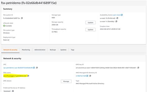 How to Set Up Amazon FSx for Windows File Server | Petri