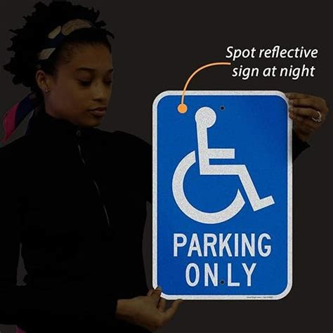 China Basics Handicap Parking Only Sign Manufacturers Suppliers Factory