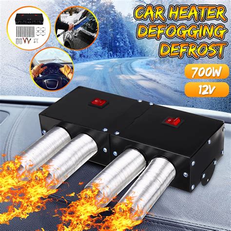 12V 700W Aquecedor de carro Aquecedor de janela de desembaçador de