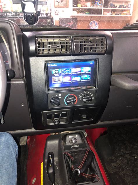 Double Din Dash Kit For 2000 Jeep Wrangler Tj