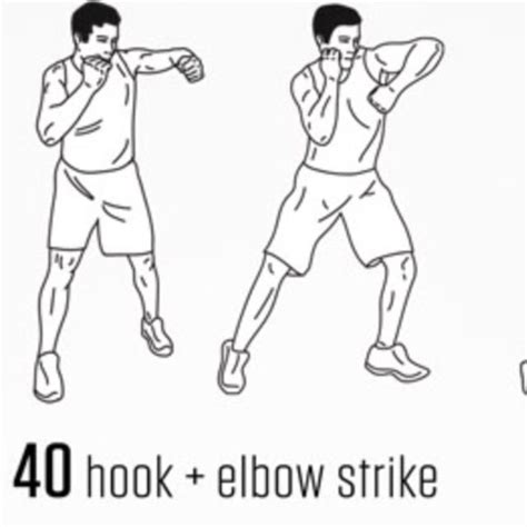 Hook+ Elbow Strike - Exercise How-to - Workout Trainer by Skimble