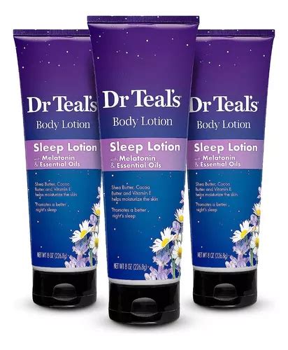 Dr Teal s Loción Corporal Para Dormir Con Melatonina Pack 3 MercadoLibre